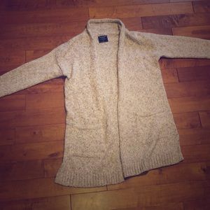 Abercrombie Marbled Pink Cardigan